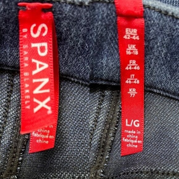 SPANX Jean-ish® Ankle Leggings Skinny Jeans Women Size L - Picture 10 of 11